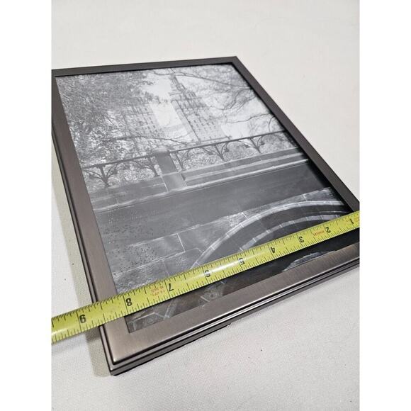 RESTORATION HARDWARE modern picture frame, black 9x11 thin frame - Picture 7 of 7